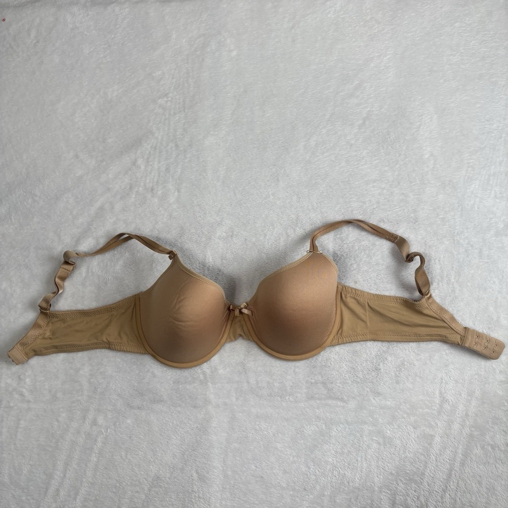VTG Chantelle‎ Tan Padded Push Up Bra Women's 32DD